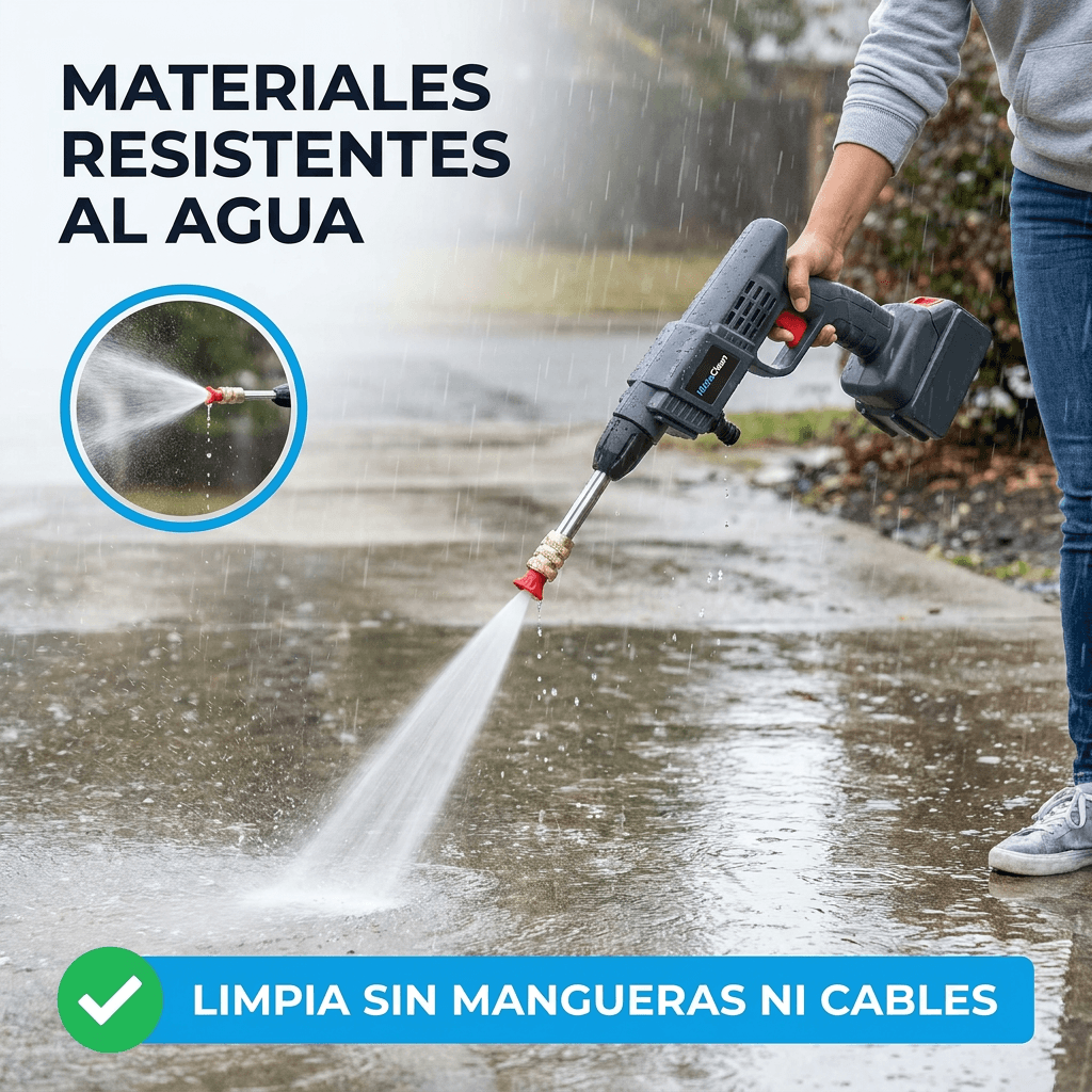 Hidrolavadora Inalámbrica Profesional - Sin cables, sin lavaderos y sin excusas